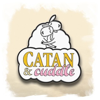 Enamel Pin: CATAN & Cuddle