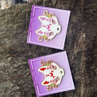 Kitsune Mask Pin