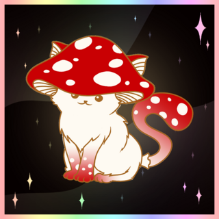 Enamel Pin - Fly Agaric Meowshroom