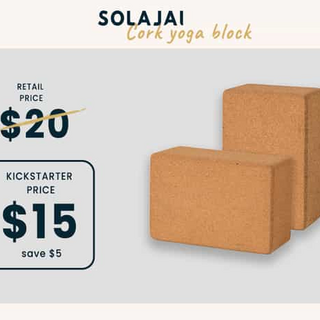 Solajai Cork Yoga Block