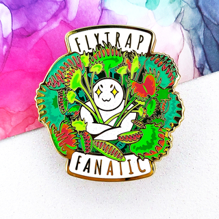 "Flytrap Fanatic" Enamel Pin