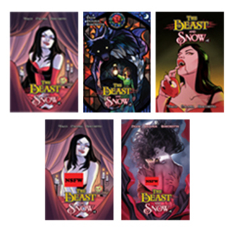 All Five "The Beast & Snow #1" Covers*