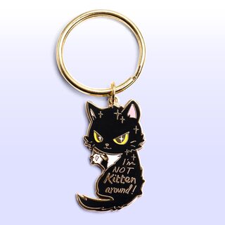 Keychain I'm Not Kitten Around Cat