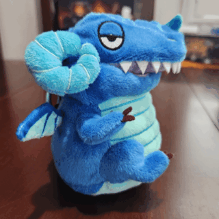 Elaine - Blue Dragon Hoard Keeper Charm - Pre-order