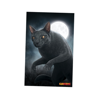 Poster - Wolfie (Werecat)   *(SHIPPING - US & CA ONLY)