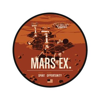 Mars Exploration 3.5" Mission Sticker