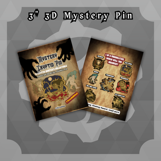 CNC Premium 3D metal pin Blindbag
