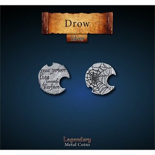 Drow Silver Coins