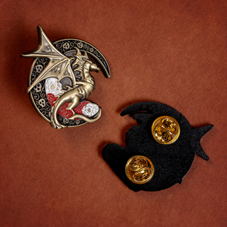 3D Moon Dragon pin (limited edition)