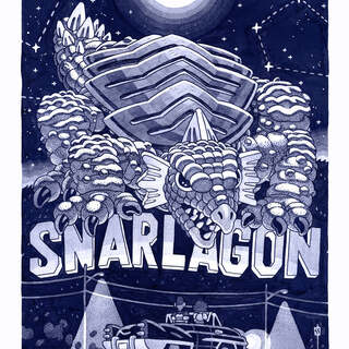 Snarlagon 12x16 Poster