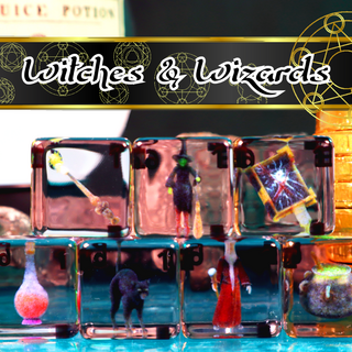 Large (19mm) D6 Dice Set - Witches & Wizards