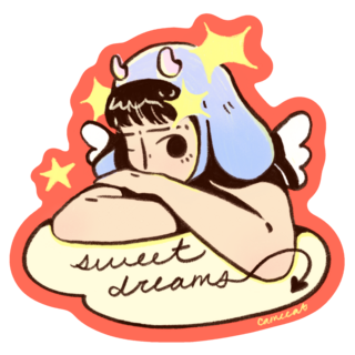 Sweet Dreams Matte Vinyl Sticker