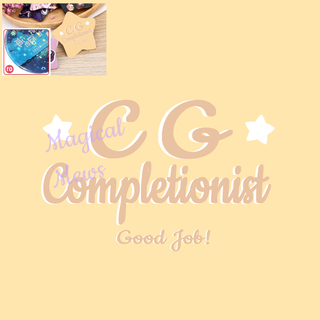 CG Completionist Star Button Rosette Version