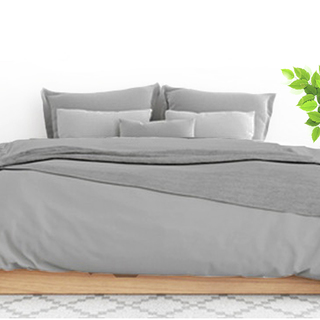 Alpha™ Silver Duvet Cover P/O