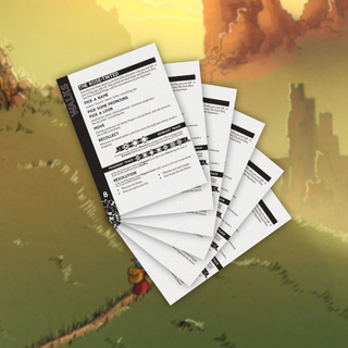 Printed Character Sheets