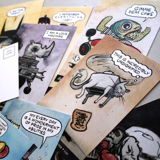 POSTCARD SET: Twelve (12) Roll-a-Sketch Postcards