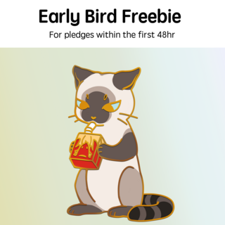 [EARLY BIRD] Panda Enamel Pin