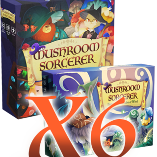 6 sets of Mushroom Sorcerer Core Game and Expansion