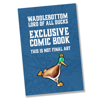 Bonus Waddlebottom print comic - signed