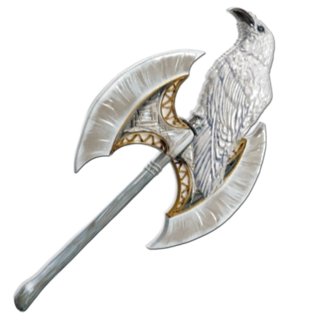 3D Axe & White Raven - XL pin
