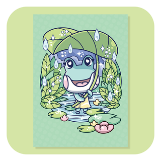 A6 Postcard - Animal Crossing - Lily