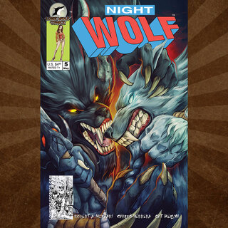 Night Wolf #5 Variant Cover By Carlos Herrera