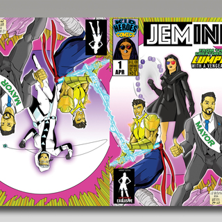 JEMINI #1 Comic Book LAS VEGAS Exclusive HOLOFOIL Variant Quincy Victoria