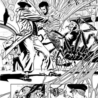 LPIv2 1 11x17" Black and White Interior Illustration