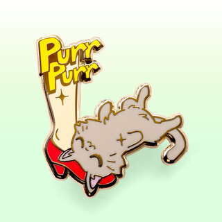 Enamel Pin Rub Rub Ver. B Version RIGHT LEG (Russian Blue)