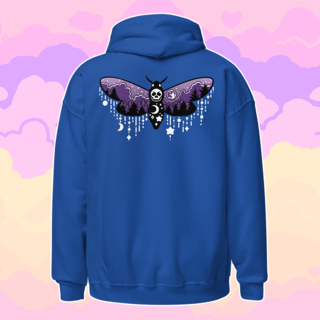 Death's Head Hawk Moth Embroidered Hoodie