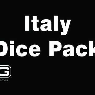 Pack of five Italian 6-sided Dice