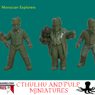 BG-CTH007 Moroccan Explorers (3 models, 28mm, unpainted)