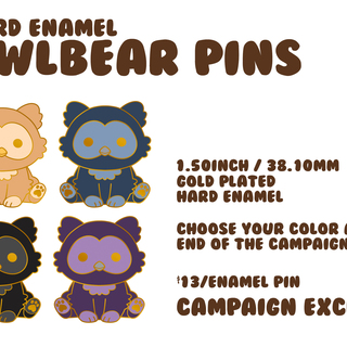 Owlbear Plush, Campaign Exclusive Enamel Pin