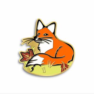 Fall Fox Pin