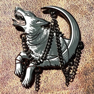 Fenrir's Shackles- Gray Variant 2" pin
