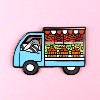 Fruit Truck Poe Pin