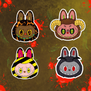 Lubu Reject Sticker Pack Surprise (4pcs)