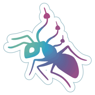 Zombie Ant- *Holo sticker*