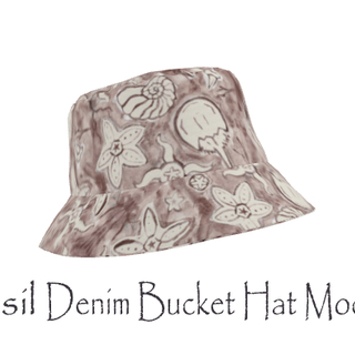 Fossil Print Bucket Hat