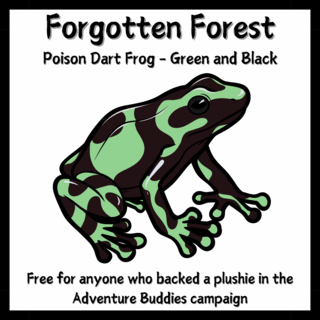 Green and Black Poison Dart Frog