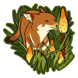 Ethiopian Sweet Wolves Sticker
