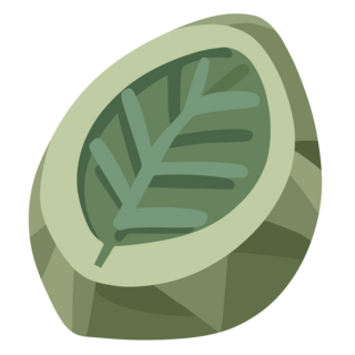 Leaf Stone Mini Pin