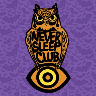 Pin- NEVER SLEEP CLUB- Blowmold