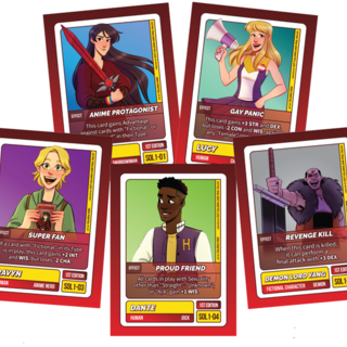 5 "Slice of Life" Trading Cards