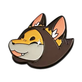 Enamel Pin (Orange Fox)