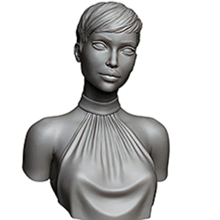 Eve bust STL file