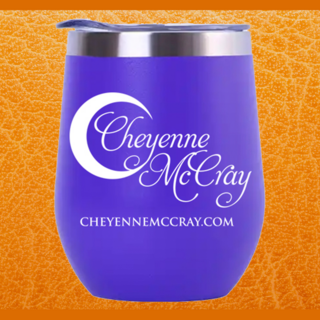 Thermal insulated wine Tumbler with Lid (Cheyenne McCray)