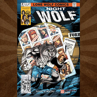 Night Wolf #2 Limited Variant By Sean Forney