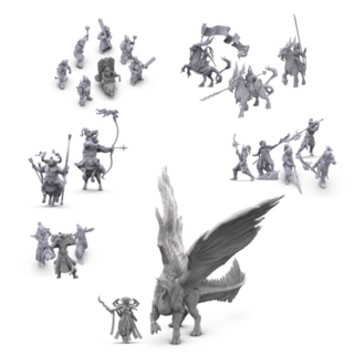 PnP / STL  | Dragonbond Allarian Army
