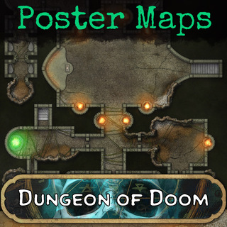 Poster Map - Mega Dungeon of Doom